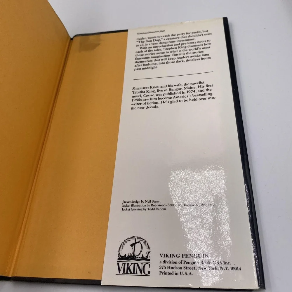 Vintage Four Past Midnight Stephen King Hardcover Thriller Viking 1990 Book‎